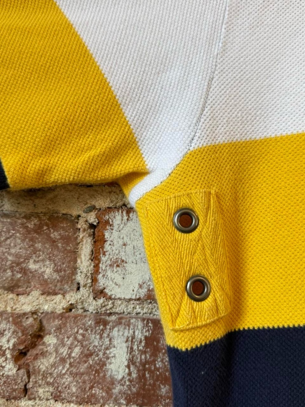 Vintage Bold Striped Polo Ralph Lauren Polo Multicolored Xl - Picture 3 of 4